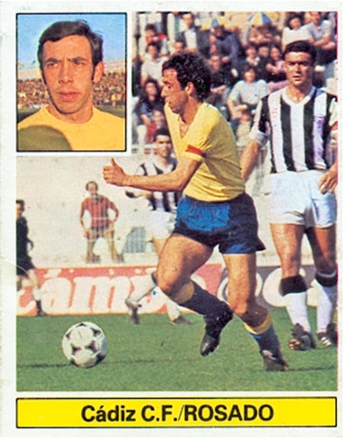 Liga 81-82. Rosado (Cádiz C. F.). Ediciones Este. 📸: Toni Izaro.