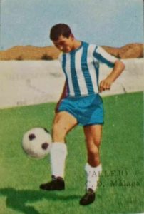 Liga 65-66. Vallejo (C. D. Málaga). Editorial Fher. 📸: Juan Moreno Pérez.