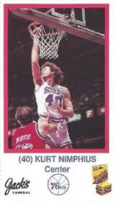 1989-90. Kurt Nimphius (Philadelphia 76ers). Kodak. 📸: Luis Rosado Pérez.