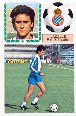 Liga 83-84. Lacalle (R.C.D. Español). Ediciones Este. 📸: Toni Izaro.