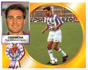 Liga 94-95. Cidoncha (Real Valladolid). Ediciones Este. 📸: Toni Izaro.