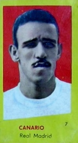 Liga 1960-61. Canário (Real Madrid). Editorial Bruguera. 📸: Julián Romero de Blas.