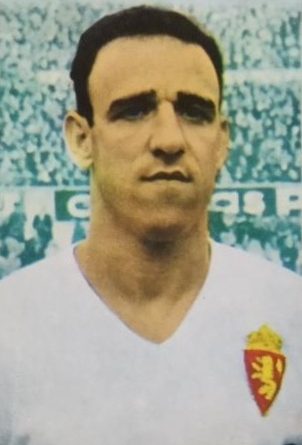 Liga 1967-68. Canario (Real Zaragoza). Editorial Ruiz Romero. 📸: Joaquín Arnero Polo.