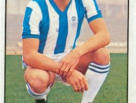 Liga 78-79. Navarro (Recreativo de Huelva). Ediciones Este. 📸: Toni Izaro.