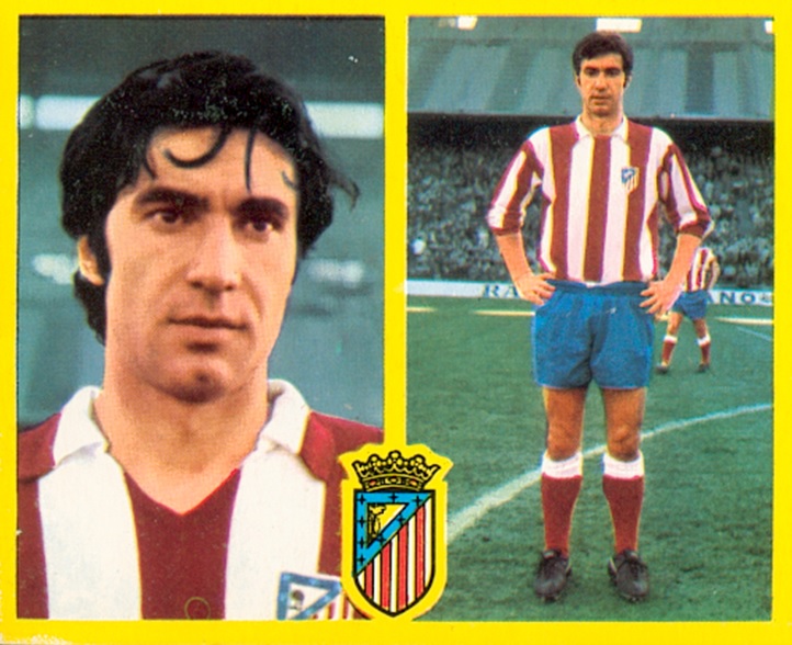Liga 72-73. Gárate (Atlético de Madrid). Ediciones Este. 📸: Toni Izaro.