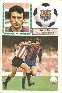Liga 83-84. Morán (F. C. Barcelona). Ediciones Este.