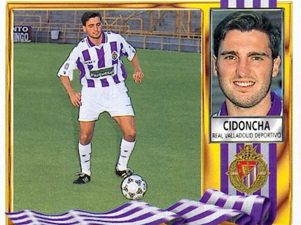 Liga 95-96. Cidoncha (Real Valladolid). Ediciones Este. 📸: Toni Izaro.