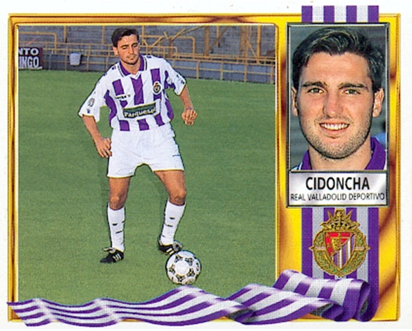 Liga 95-96. Cidoncha (Real Valladolid). Ediciones Este. 📸: Toni Izaro.