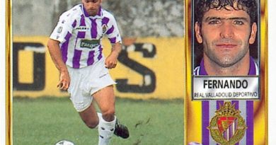 Liga 95-96. Fernando (Real Valladolid). Ediciones Este. 📸: Toni Izaro.