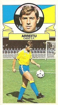 Liga 85-86. Arreitu (Cádiz C. F.). Ediciones Este.