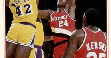 1984-1985. Audie Norris (Portland Trail Blazers). Star 85. 📸: Raúl Sanabria.