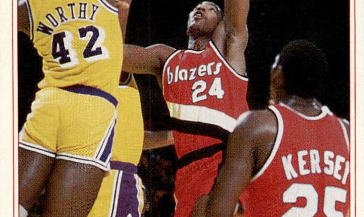 1984-1985. Audie Norris (Portland Trail Blazers). Star 85. 📸: Raúl Sanabria.