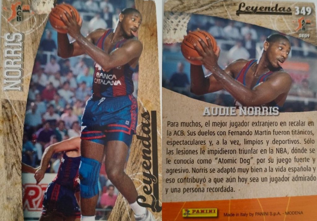 Leyendas ACB 2008-09. Editorial Panini. 📸: Raúl Sanabria.