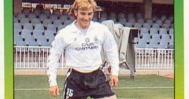 Liga 93-94. Geli (Real Racing Club de Santander). Ediciones Este. 📸: Toni Izaro.