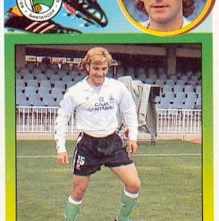 Liga 93-94. Geli (Real Racing Club de Santander). Ediciones Este. 📸: Toni Izaro.