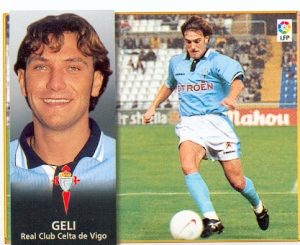 Liga 98-99. Geli (Celta de Vigo). Ediciones Este. 📸: Toni Izaro.