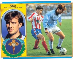Liga 96-97. Geli (Celta de Vigo). Ediciones Este. 📸: Toni Izaro.