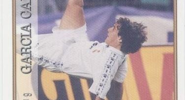 Las fichas de la Liga 97-98. N.º 9. García Calvo (Real Madrid C. F.). Editorial Mundicromo.