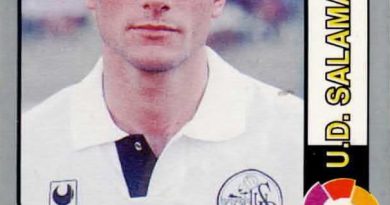 1995 Fútbol Total. N.º 288. Quico (U. D. Salamanca). Editorial Mundicromo.