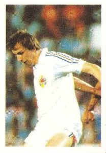 Eurocopa 1984. Jerkovic (Yugoslavia) Editorial Fans Colección.