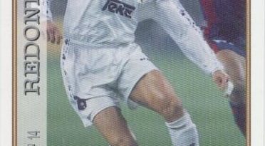Las fichas de la Liga 97-98. N.º 14. Redondo (Real Madrid C. F.). Editorial Mundicromo.