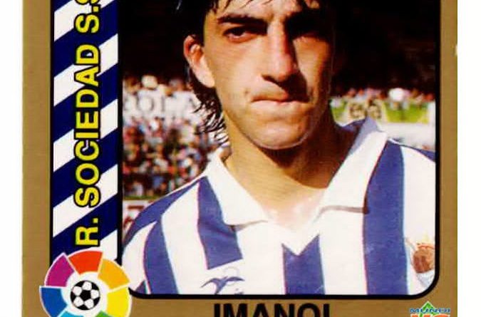 1995 Fútbol Total. Nº 93. Imanol (Real Sociedad). Editorial Mundicromo.
