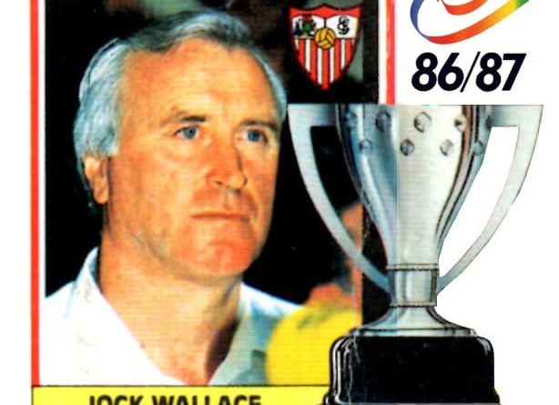 Liga 86-87. Jock Wallace (Sevilla F. C.). Ediciones Este.