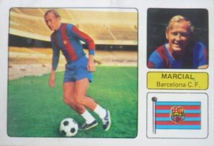 Liga 73-74. Marcial (F. C. Barcelona). Editorial Fher. 📸: Fernando Trigo.