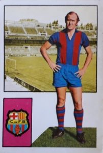 Liga 74-75. Marcial (F.C. Barcelona). Editorial Fher. 📸: Fernando Trigo.