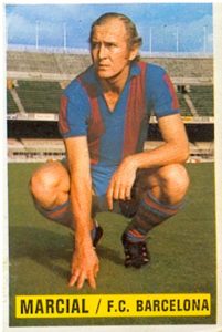 Liga 74-75. Marcial. (F.C. Barcelona). Ediciones Este. 📸: Toni Izaro.