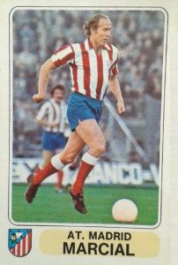 Liga 77-78. Marcial (Atlético de Madrid). Editorial Pacosa. 📸: Pablo Álvarez.