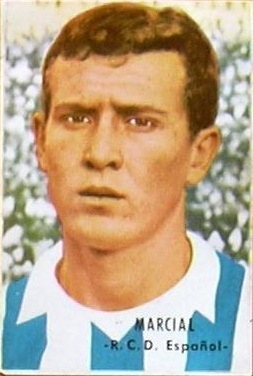 Liga 66-67. Marcial (R. C. D. Español). Editorial Digra Fher. 📸: Nicolás Moreno.