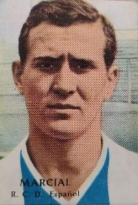 Liga 68-69. Marcial (R. C. D. Español). Editorial Ruiz Romero. 📸: Nicolás Moreno.