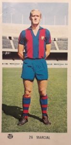 Liga 71-72. Marcial (F.C. Barcelona). Editorial Ruiz Romero. 📸: Fernando Trigo.