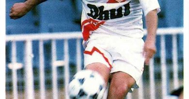 Las fichas de la Liga 95-96. Nº 377. Onésimo (Rayo Vallecano). Editorial Mundicromo.