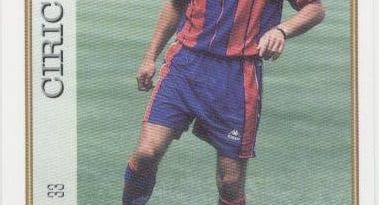 Las fichas de la Liga 97-98. N.º 33. Ciric (F. C. Barcelona). Editorial Mundicromo.