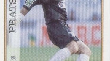 Las fichas de la Liga 97-98. Nº 68. Prats (Real Betis). Editorial Mundicromo.