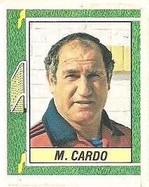 Liga 84-85. M. Cardo (Sevilla F. C.). Ediciones Este.