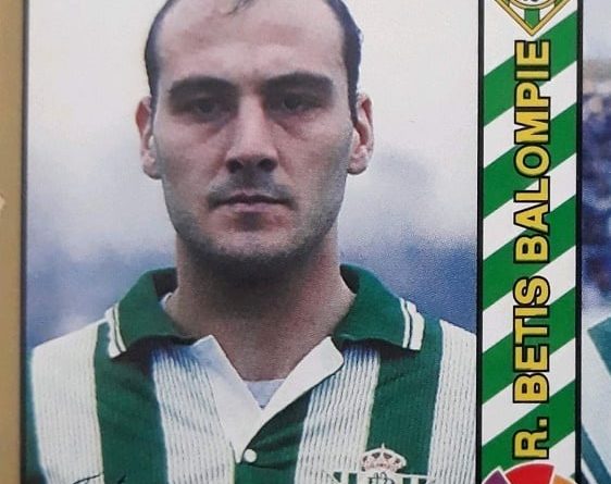 1995 Fútbol Total. Nº 168. Ríos (Real Betis). Editorial Mundicromo.