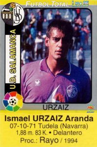 1995 Fútbol Total. N.º 288. Urzaiz (U. D. Salamanca). Editorial Mundicromo.