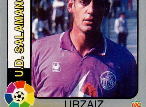 1995 Fútbol Total. N.º 288. Urzaiz (U. D. Salamanca). Editorial Mundicromo.