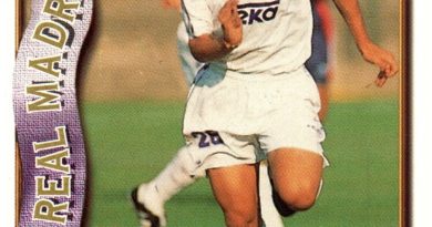 Las fichas de la Liga 96-97. Nº 103. Guti (Real Madrid). Editorial Mundicromo.