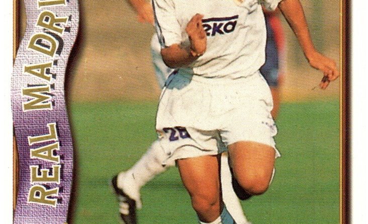 Las fichas de la Liga 96-97. Nº 103. Guti (Real Madrid). Editorial Mundicromo.