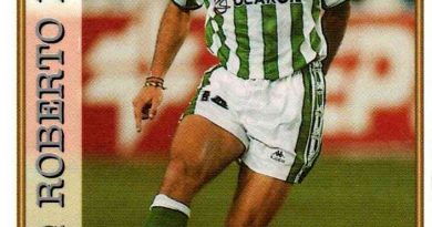 Las fichas de la Liga 97-98. Nº 72. Roberto Ríos (Real Betis). Editorial Mundicromo.