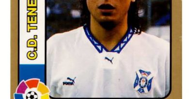 1995 Fútbol Total. Nº 87. Del Solar (C.D. Tenerife). Editorial Mundicromo.