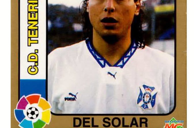 1995 Fútbol Total. Nº 87. Del Solar (C.D. Tenerife). Editorial Mundicromo.