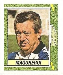 Liga 84-85. Maguregui (Racing de Santander). Ediciones Este.