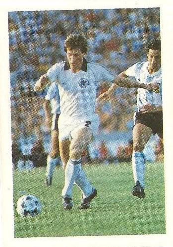 Eurocopa 1984. Kaltz (Alemania Federal) Editorial Fans Colección.