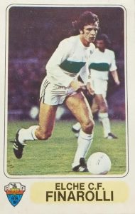 Liga 77-78. Finarolli (Elche C.F.). Editorial Pacosa. 📸: Julián Pardo.