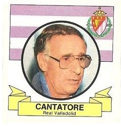 Liga 85-86. Cantatore (Real Valladolid). Ediciones Este.